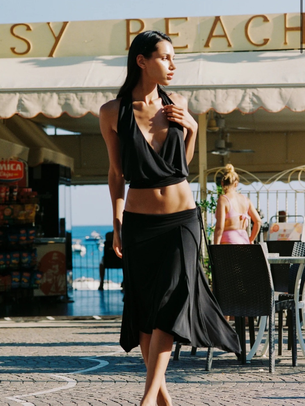 With Jean Sharni Skirt NWOT Black